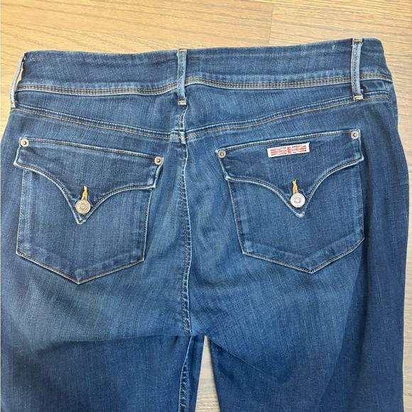 Hudson Dark Wash Straight Leg  Blue Jeans Women’s size 31 - Picture 4 of 8